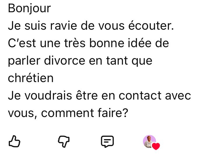 Capture anonymisée demandant à entrer en contact